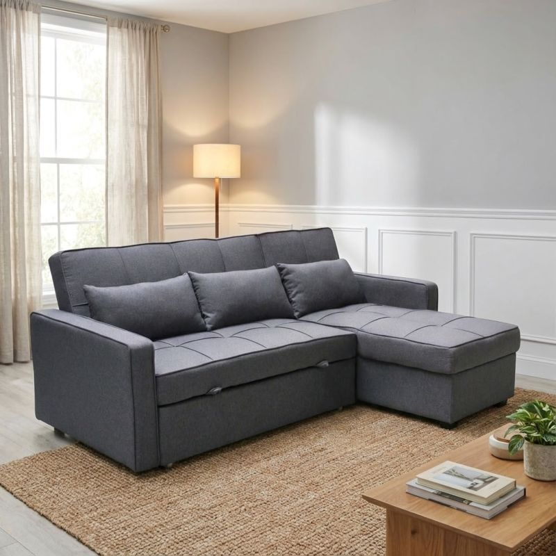 CLOTH - divano letto con penisola