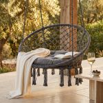 GREDY - sedia sospesa rotonda cm tondo 80/60x120 h