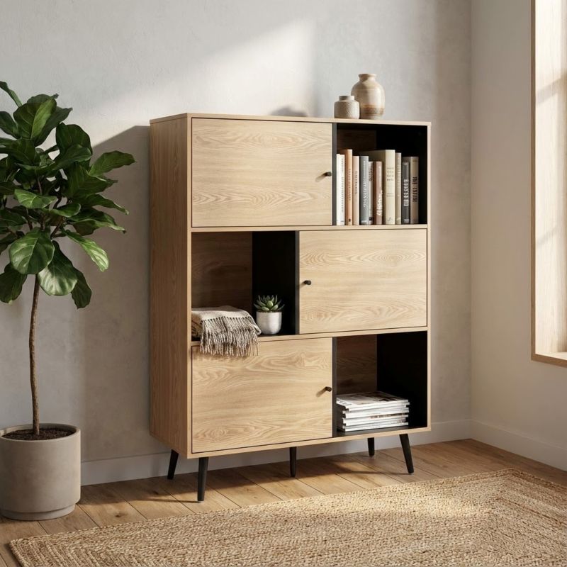 JEN - credenza moderna con sei vani