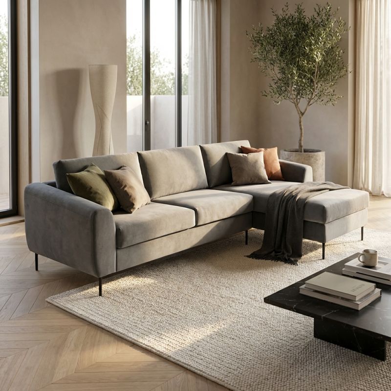 MAX - divano con chaise lounge