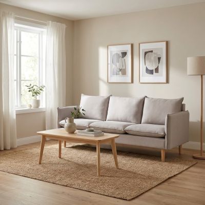 OLOF - divano stile scandinavo 3 posti