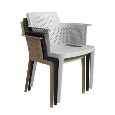 MAKKA - poltrona da esterno ed interno in plastica