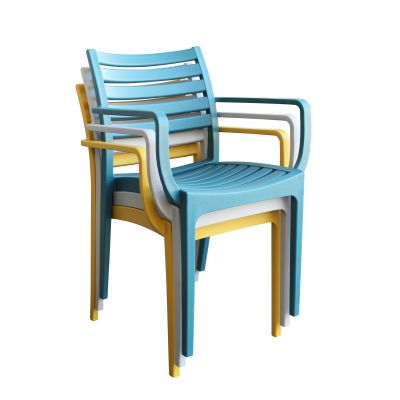 ZULE - poltrona da esterno ed interno in plastica