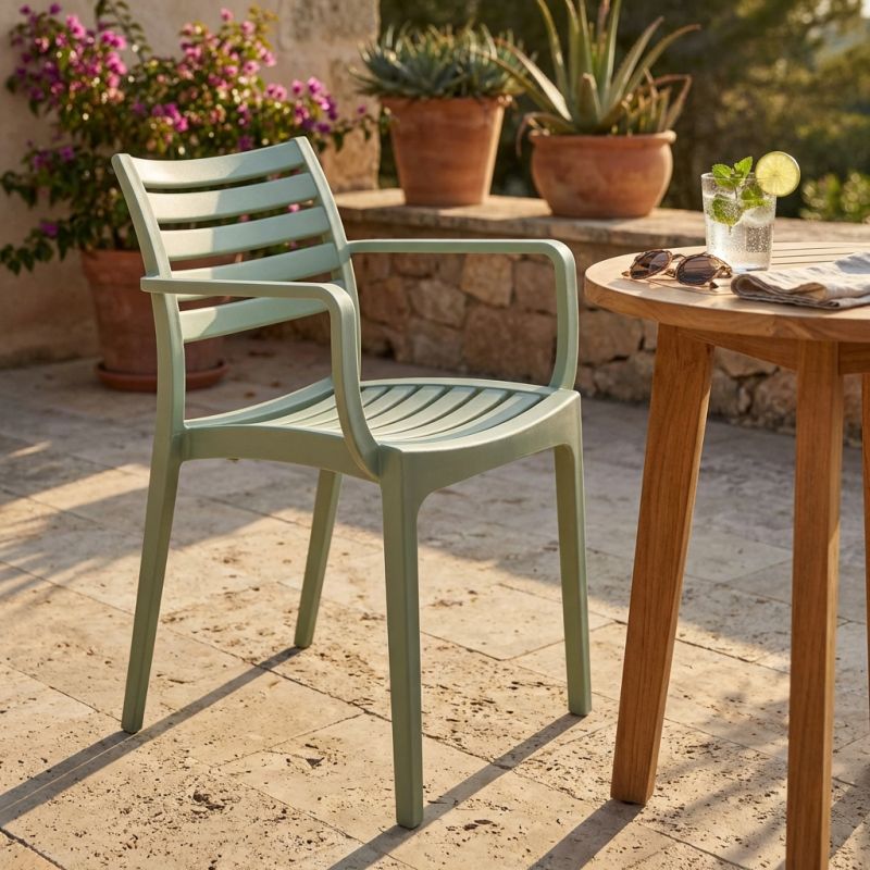 ZULE - poltrona da esterno ed interno in plastica