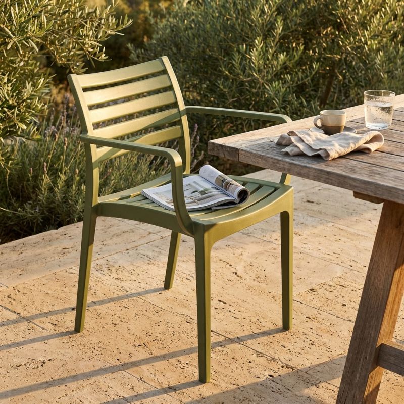 ZULE - poltrona da esterno ed interno in plastica