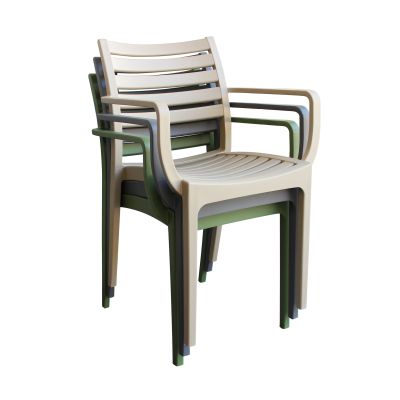 ZULE - poltrona da esterno ed interno in plastica