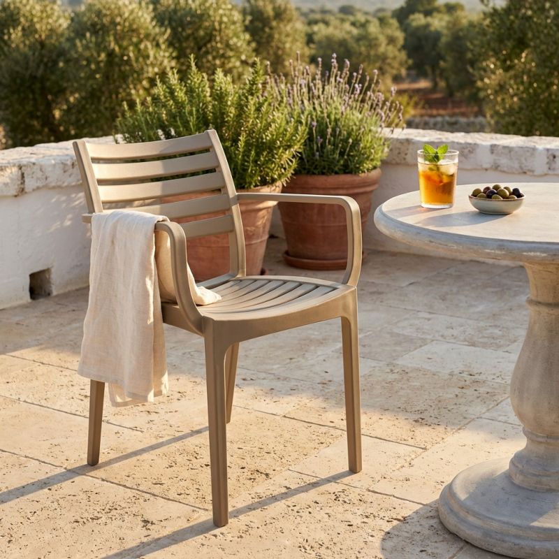 ZULE - poltrona da esterno ed interno in plastica