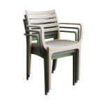 ZULE - poltrona da esterno ed interno in plastica