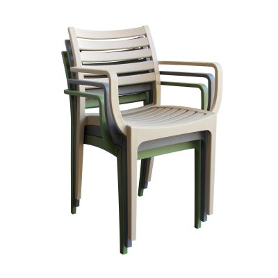 ZULE - poltrona da esterno ed interno in plastica