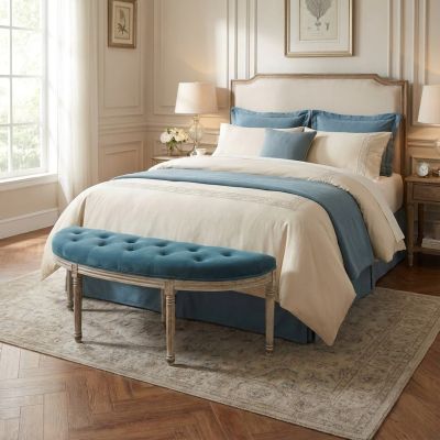 MARGE - panca vintage in velluto