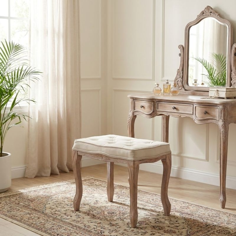 NAPO - sgabello vintage in tessuto