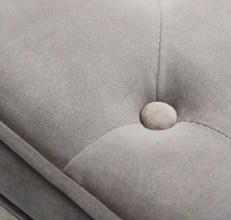 NAPO - sgabello vintage in velluto