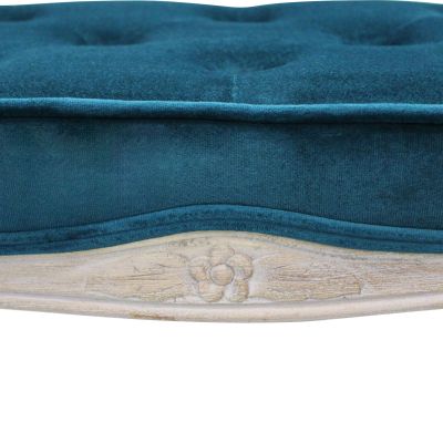 NAPO - sgabello vintage in velluto