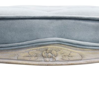 NAPO - sgabello vintage in velluto