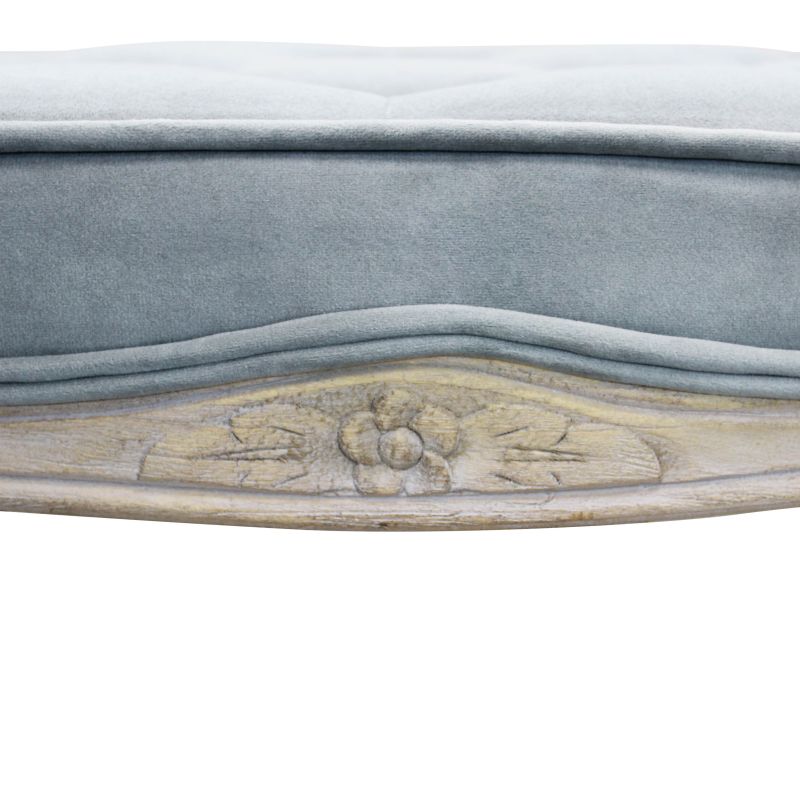 NAPO - sgabello vintage in velluto