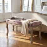 NAPO - sgabello vintage in velluto