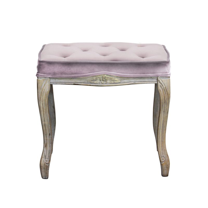 NAPO - sgabello vintage in velluto