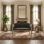 KRUSTU - divano vintage in tessuto