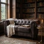 CHESTERFIELD - divano vintage in ecopelle