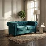 CHESTERFIELD - divano vintage in velluto