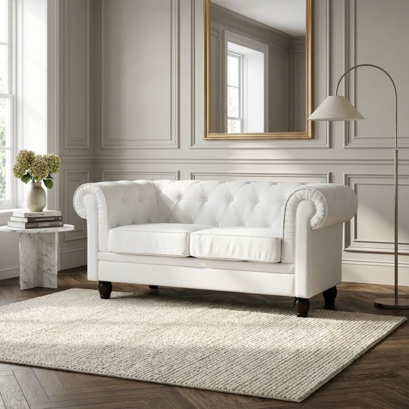 CHESTERFIELD - divano vintage in ecopelle