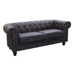 CHESTERFIELD - divano vintage in ecopelle