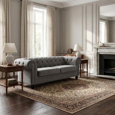 CHESTERFIELD - divano vintage in velluto