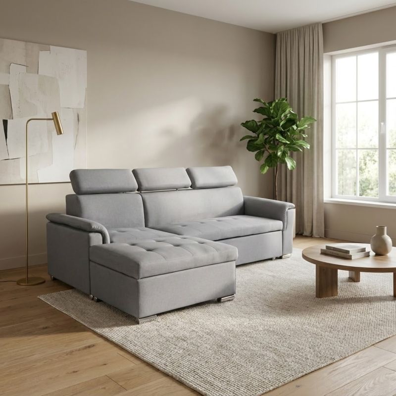 PETER - divano letto con penisola