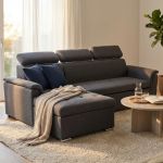 PETER - divano letto con penisola