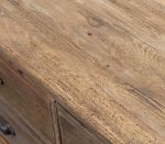 PEZ - porta tv con 6 cassetti in legno di pino riciclato