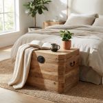 PEZ - baule in legno di pino riciclato