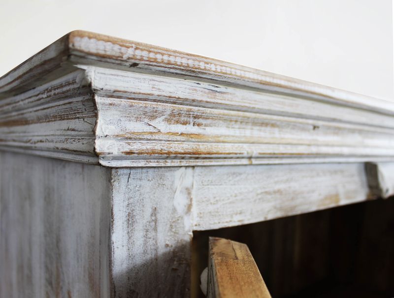 ETER - madia legno di mango bianco