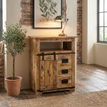 BEILY - mobiletto legno di mango 3 cassetti