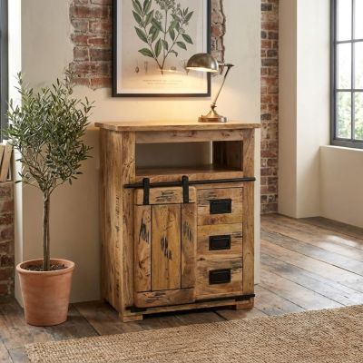 BEILY - mobiletto legno di mango 3 cassetti