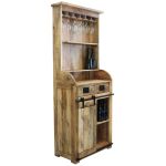 BEILY - credenza a giorno in legno di mango