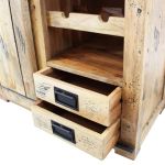 BEILY - portabottiglie legno di mango