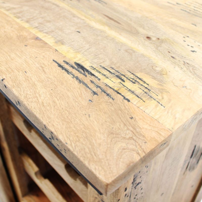 BEILY - portabottiglie legno di mango