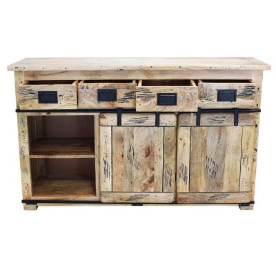 BEILY - madia legno di mango quattro cassetti