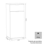 PALOMA - armadietto con un'anta e un cassetto