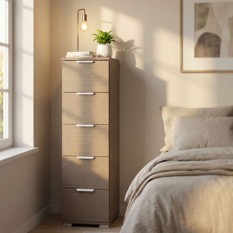 GLICH - cassettiera 5 cassetti