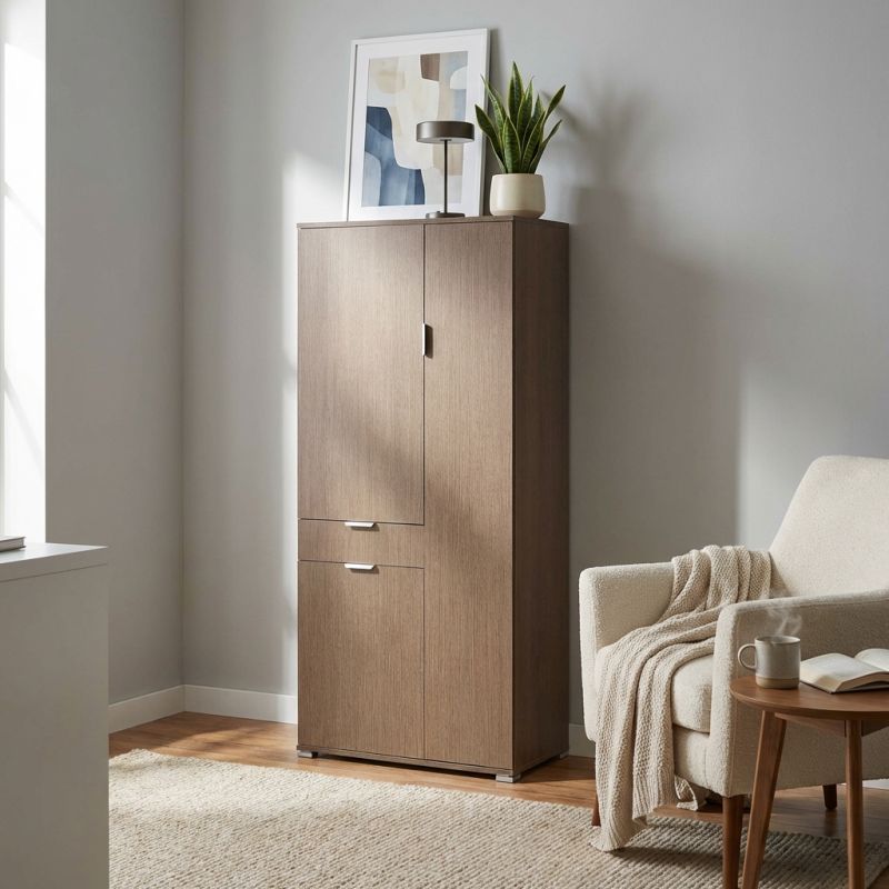 NIKO - armadio con 3 ante e un cassetto