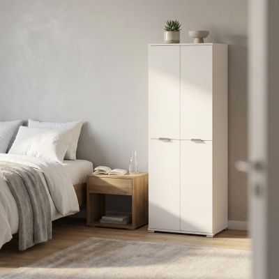Armadio RESIDENCIA 2 Ante In Pino Massiccio – Stile Messico Per Camera Da Letto, 73x175x50 Cm