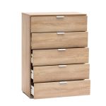 POLKA - cassettiera 5 cassetti