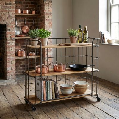 JO - libreria industrial con ruote