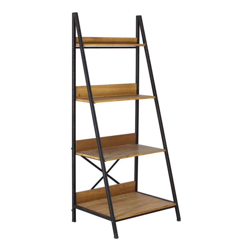 SPECTER - libreria industrial in legno e acciaio
