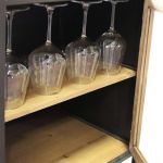 WINE - scaffale per bottiglie e calici