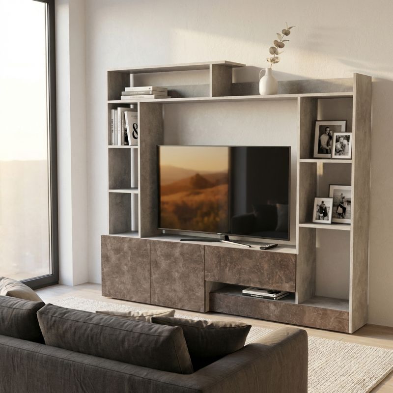 FLORIANO - parete attrezzata soggiorno