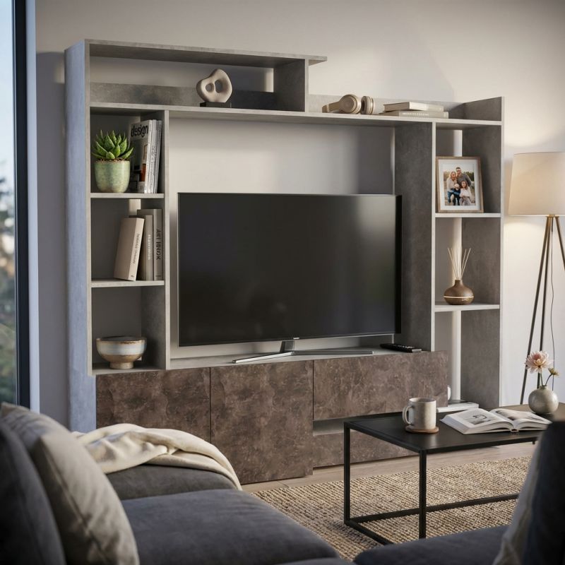 FLORIANO - parete attrezzata soggiorno