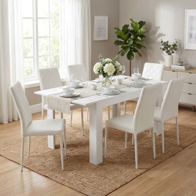 COSTANZO - tavolo da pranzo allungabile moderno