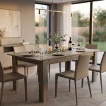 COSTANZO - tavolo da pranzo allungabile moderno